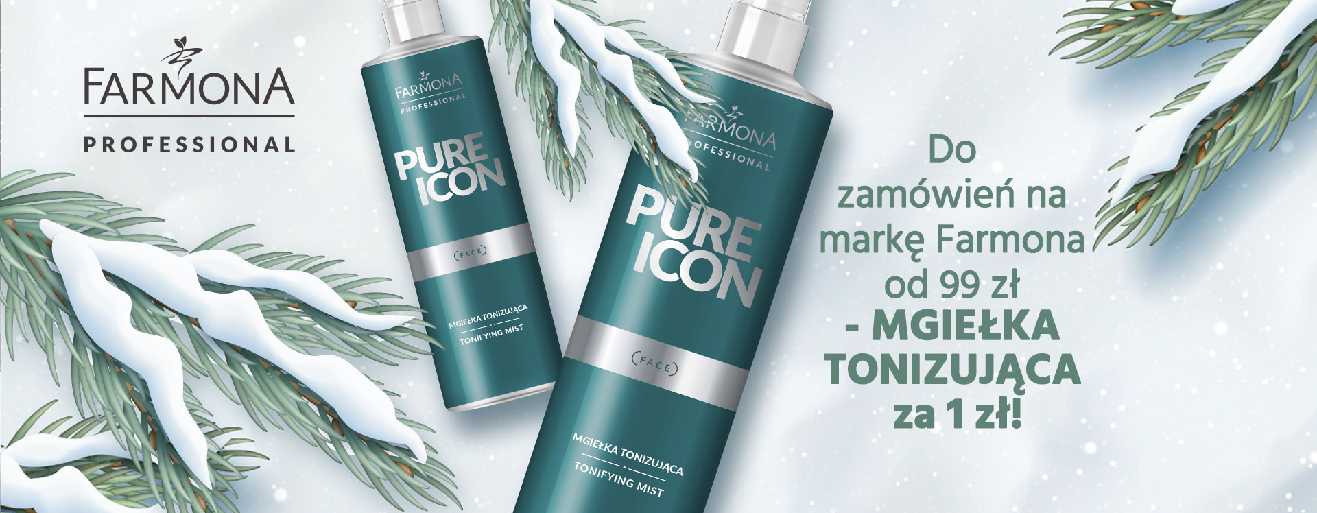 BANER - promocja farmona - Kup produkty marki Farmona za min. 99zł i otrzymaj mgiełkę do twarzy za 1zł!